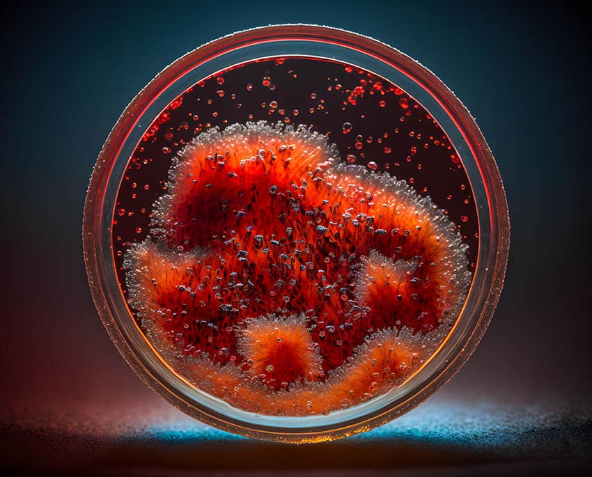 Rödmögel kan vara mycket farligt. Det kan snabbt sprida sig och frigöra toxiner