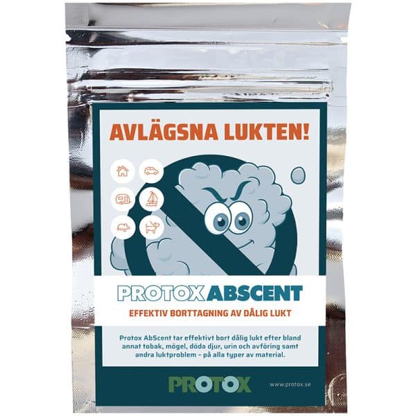 Protox AbScent luktborttagare används till borttagningen av restlukt